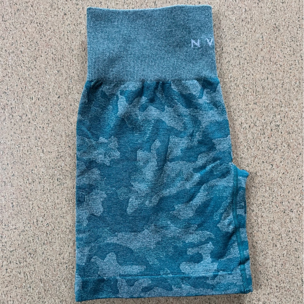 NVGTN Camo Shorts - Teal